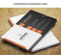 通用型商业名片模板：Corporate Business Card